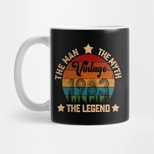 Father's Day Shirt Vintage 1983 The Men Myth Legend 37th Birthday Gift Mug